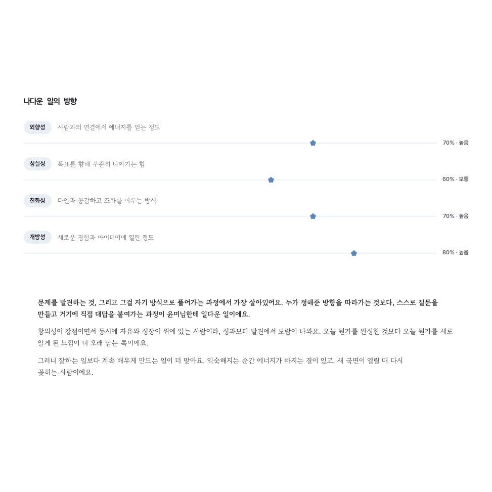 BloomMe 마음봄 — 나다운 일의 방향